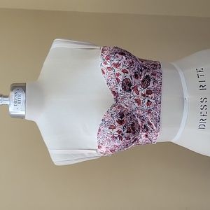 Victoria's Secret floral print long line multi-way Dream Angels Demi 32DD